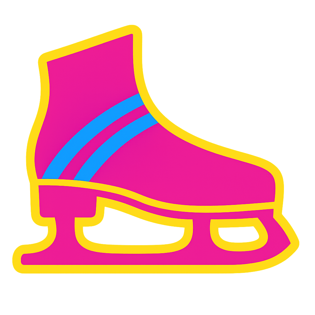 Neon Ice Skate